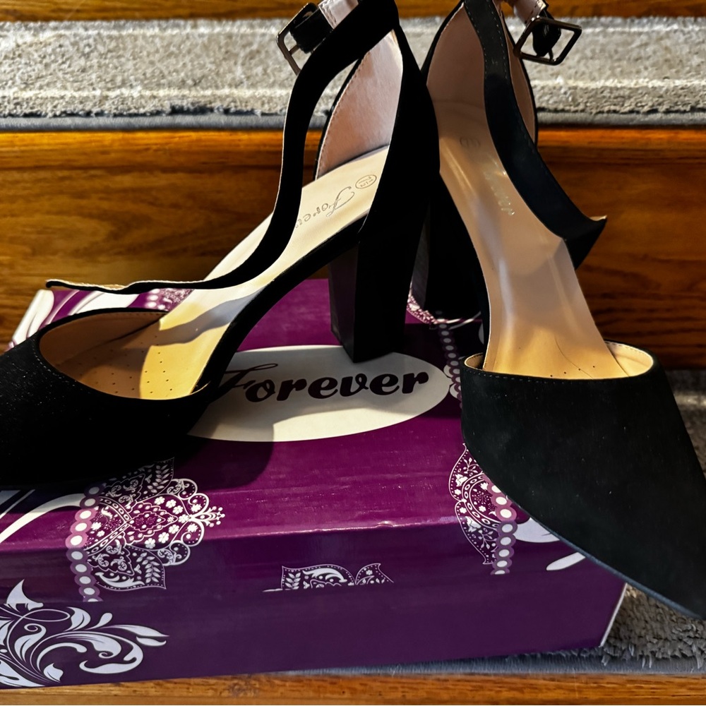 Forever Elegant Black Heels